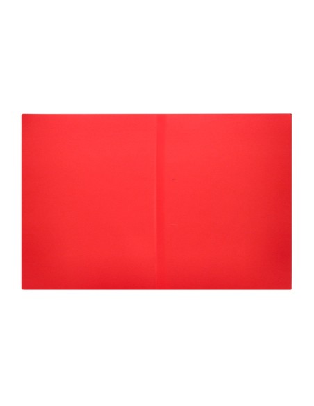 SUBCARPETA A4 180 GR. LIDERPAPEL ROJO INTENSO C/50