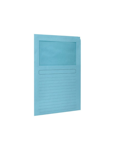SUBCARPETA C/VENTANA A4 120 GR. Q-CON. AZUL