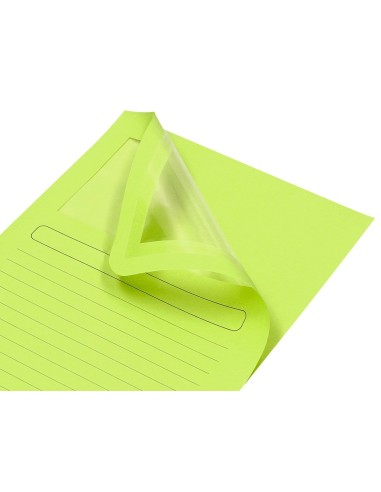 SUBCARPETA C/VENTANA A4 120 GR. Q-CON. VERDE