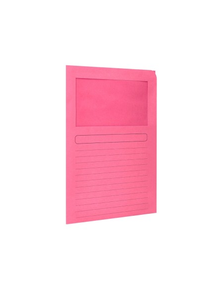 SUBCARPETA C/VENTANA A4 120 GR. Q-CON. COLORES SURTIDOS 25 UD.