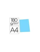 SUBCARPETA A4 180 GR. GIO CELESTE PASTEL C/50 2