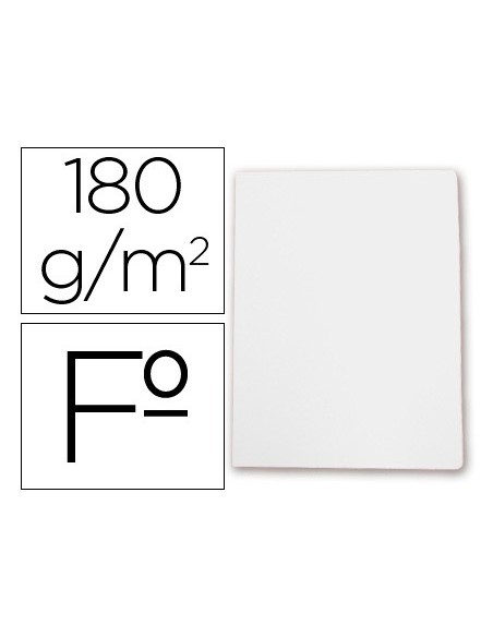 SUBCARPETA FL 180 GR. GIO BLANCO C/50