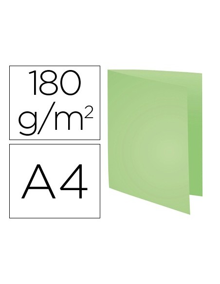 SUBCARPETA A4 170 GR. EXACOMPTA VERDE C/100