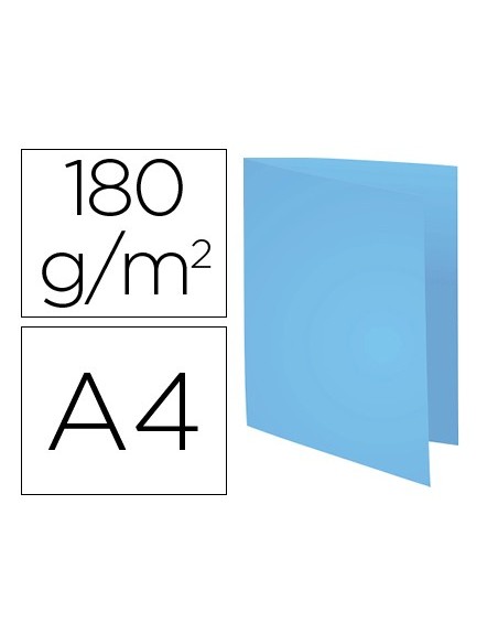SUBCARPETA A4 170 GR. EXACOMPTA AZUL C/100