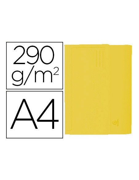 SUBCARPETA A4 290 GR. EXACOMPTA C/BOLSA AMARILLO 50 UD.