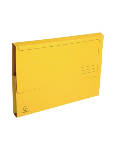 SUBCARPETA A4 290 GR. EXACOMPTA C/BOLSA AMARILLO 50 UD.