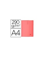 SUBCARPETA A4 290 GR. EXACOMPTA C/BOLSA ROJO C/50 2