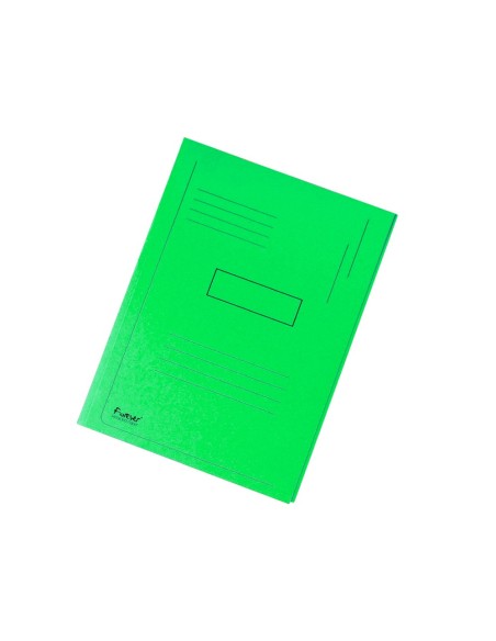 SUBCARPETA RECICLADA A4 280 GR. EXACOMPTA 2 SOLAPAS VERDE