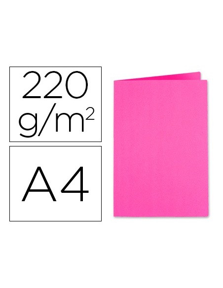 SUBCARPETA A4 220 GR. EXACOMPTA FUCSIA 100 UD.