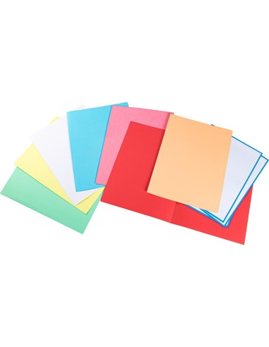 SUBCARPETA FL 180 GR. LIDERPAPEL COLORES SURTIDOS PASTEL 25 UD.