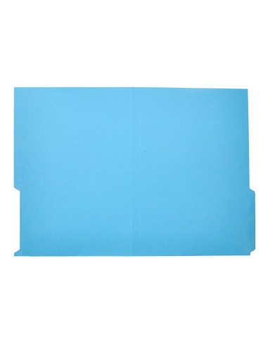 SUBCARPETA CARTULINA  A4 PESTAÑA INFERIOR 240G/M2 AZ.