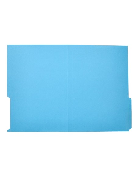 SUBCARPETA CARTULINA  A4 PESTAÑA INFERIOR 240G/M2 AZ.