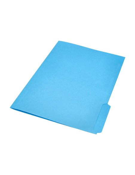 SUBCARPETA CARTULINA  FL. PESTAÑA INFERIOR 240G/M2 AZ.