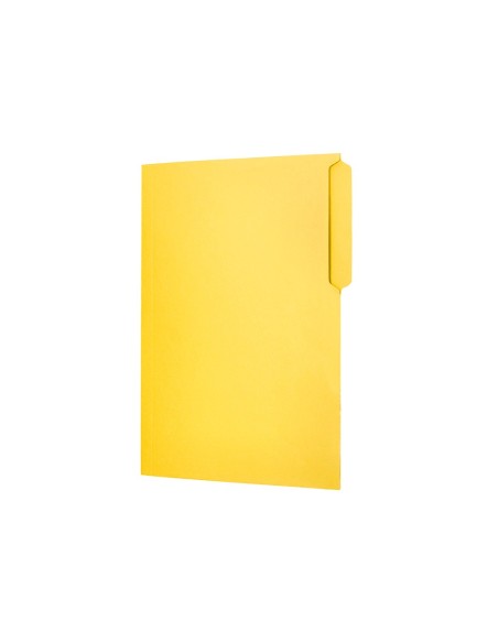 SUBCARPETA CARTULINA  FL. PESTAÑA SUPERIOR 240G/M2 AM.