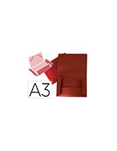 CARPETA PORTADOCUMENTOS SOLAPAS PP. A3 RJ. TRANS.FLEXIBLE 2