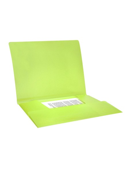 CARPETA GOMAS LIDERPAPEL A4 PP 3 SOLAPAS AM. FLUOR