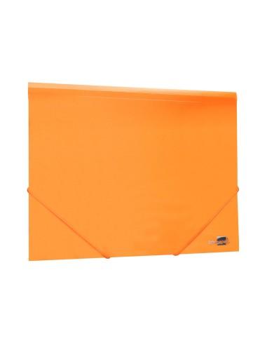 CARPETA GOMAS LIDERPAPEL A4 PP 3 SOLAPAS NJ. FLUOR