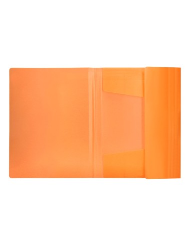 CARPETA GOMAS LIDERPAPEL A4 PP 3 SOLAPAS NJ. FLUOR