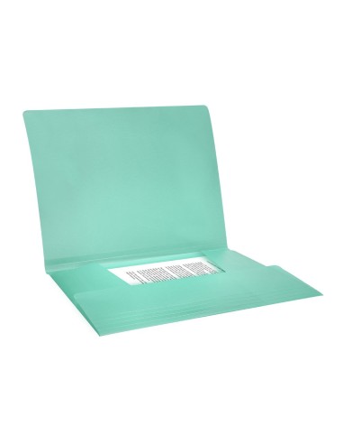 CARPETA GOMAS LIDERPAPEL A4 PP 3 SOLAPAS VE.