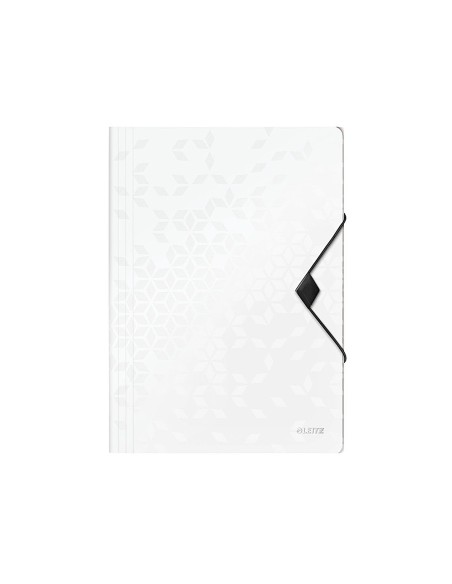 CARPETA GOMAS LEITZ WOW A4 PP 3 SOLAPAS BL.