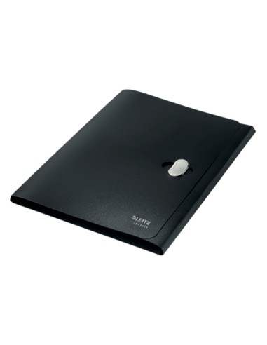 CARPETA LEITZ RECYCLE GOMAS 3 SOLAPAS A4 PP. NG.