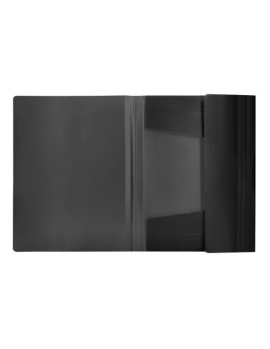 CARPETA GOMAS LIDERPAPEL A4 PP 3 SOLAPAS NG.