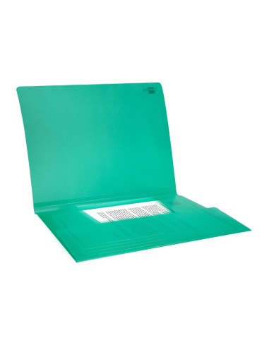 CARPETA GOMAS LIDERPAPEL A4 PP 3 SOLAPAS VE. TPTE.