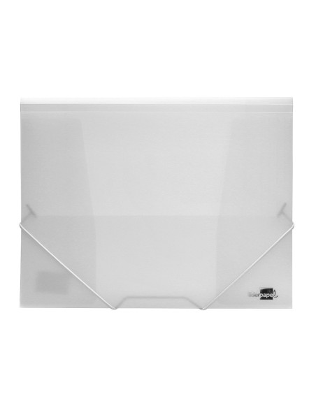 CARPETA GOMAS LIDERPAPEL A4 PP 3 SOLAPAS TPTE.