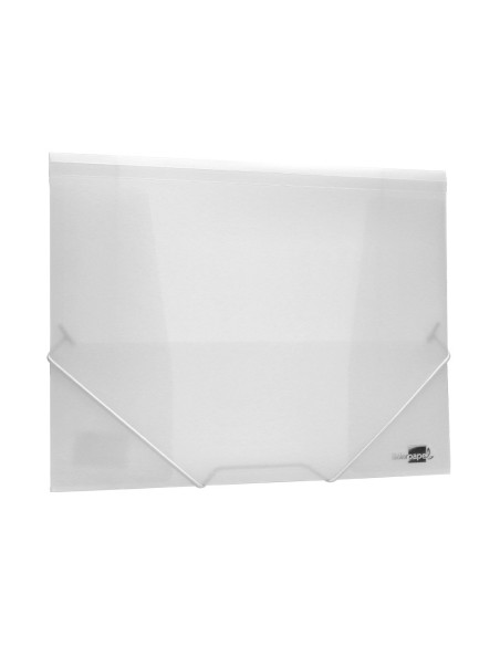 CARPETA GOMAS LIDERPAPEL A4 PP 3 SOLAPAS TPTE.