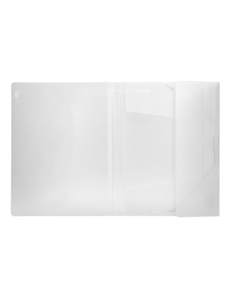CARPETA GOMAS LIDERPAPEL A4 PP 3 SOLAPAS TPTE.