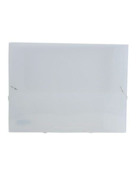 CARPETA PORTADOC. LIDERPAPEL A4 PP LOMO 25MM TPTE. C/GOMAS