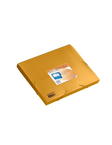 CARPETA BEAUT.PORTADOC.36851 PP DIN A4 NARANJA SERIE FROSTY LOMO 25 M