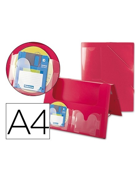 CARPETA BEAUT.PORTADOC.36900 PP DIN A4 ROJA LOMO 50 MM