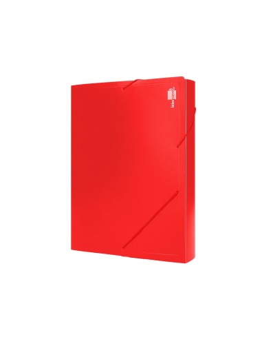 CARPETA BEAUT.PORTADOC.36900 PP DIN A4 ROJA LOMO 50 MM