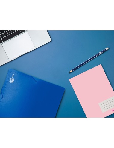 CARPETA BEAUT.PORTADOC.36902 PP DIN A4 AZUL LOMO 50 MM