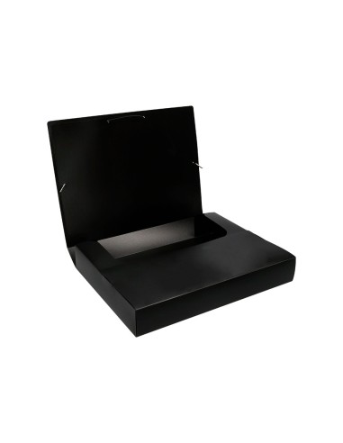 CARPETA BEAUT.PORTADOC.36905 PP DIN A4 NEGRA LOMO 50 MM