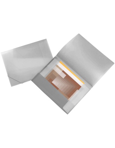 CARPETA BEAUT.PORTADOC.44804 SOL.PP DIN A3 INCOLORA SERIE FROSTY LOMO