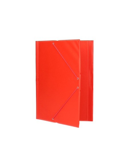CARPETA GOMAS LIDERPAPEL FL PVC 3 SOLAPAS RJ.