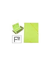 CARPETA GOMAS LIDERPAPEL FL PVC 3 SOLAPAS VE. PISTACHO 2