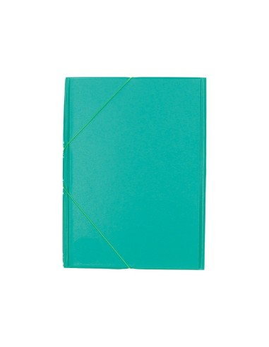 CARPETA GOMAS LIDERPAPEL FL PVC 3 SOLAPAS VE. PISTACHO