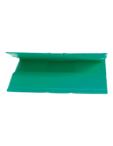 CARPETA GOMAS LIDERPAPEL FL PVC 3 SOLAPAS VE. PISTACHO