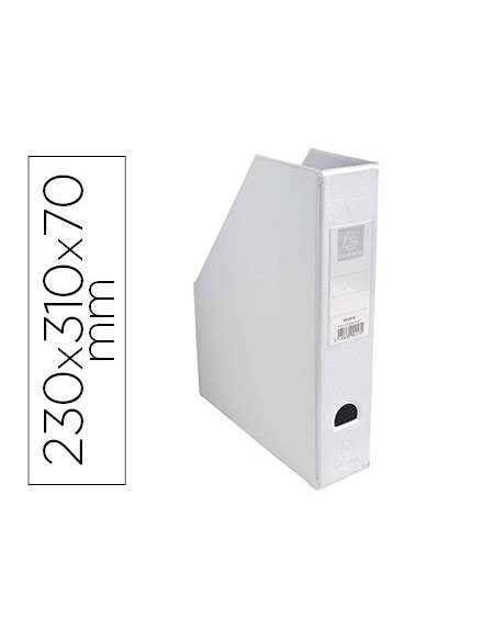 REVISTERO EXACOMPTA PVC LOMO 70MM COLOR BLANCO 230X310X70 MM