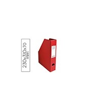 REVISTERO EXACOMPTA PVC LOMO 70MM COLOR ROJO 230X310X70 MM 2