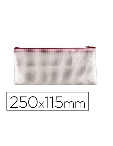 BOLSA MULTIUSOS Q-CON.MALLA CHEQUE 250X115 MM RJ.