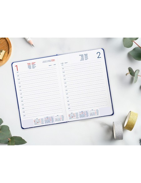 AGENDA ENCUAD MYKONOS 150X210MM 2026 DIA PAGINA NG.PAPEL 70GR.FSC