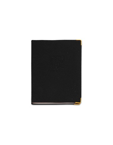 LISTIN TELEFONICO 9030 TAPA FLEXIBLE TAMAÑO 12X8 CM C/CANTONERA DORAD