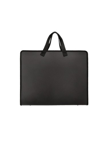 CARPETA  PORTADOCUMENTOS PP. A3 CREMALLERA 2 BOL. INTERIORES ASA