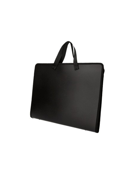 CARPETA  PORTADOCUMENTOS PP. A3 CREMALLERA 2 BOL. INTERIORES ASA