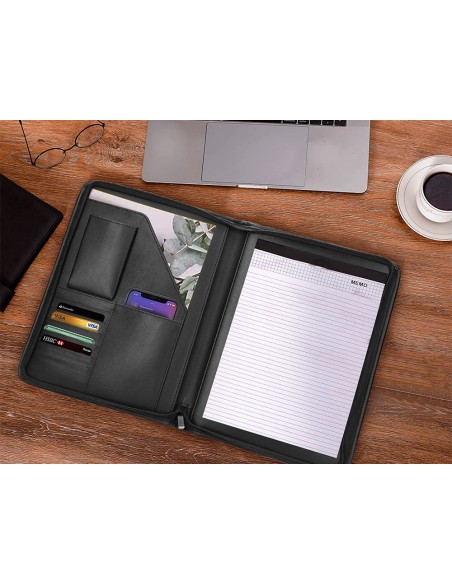 CARPETA PORTAFL.S CREMALLERA BOLSA MOVIL TARJETERO NG.260X355MM