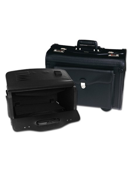 MALETIN ATACHE PILOTO P-732 NG.C/ASA EXTENSIBLE CERRADURA C/COMBIN